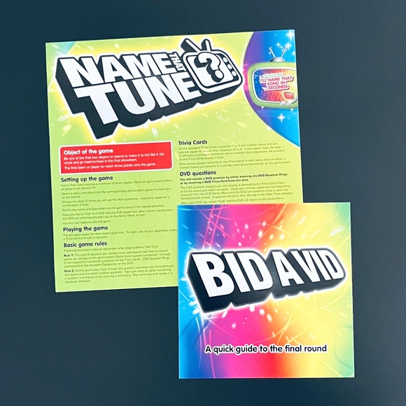 80s Name That Tune (2005) DVD Board Game - COMPLETE - Picture 5 of 9